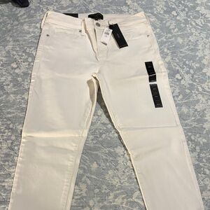 Banana Republic High Rise Women Jeans - Cream